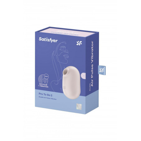 Stymulator powietrzny Satisfyer Pro To Go 2 beżowy